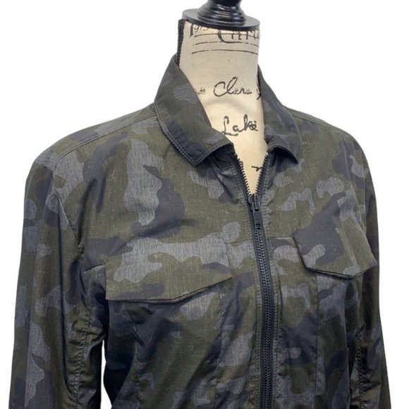 Calvin Klein Jeans Green Camouflage Jacket Small - Picture 7 of 11